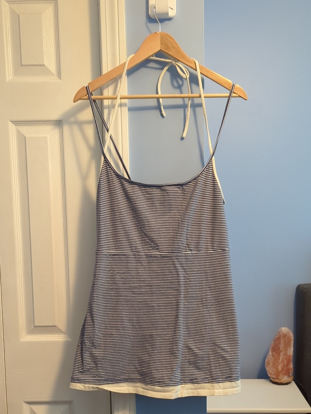 out from under Striped Navy & White Spaghetti-Strap Romper